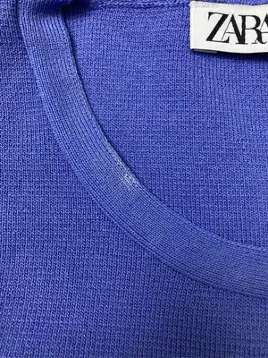 ZARA/ザラ/タンクトップ/トップス/ブルー/EUR S/USA S/MEX 26