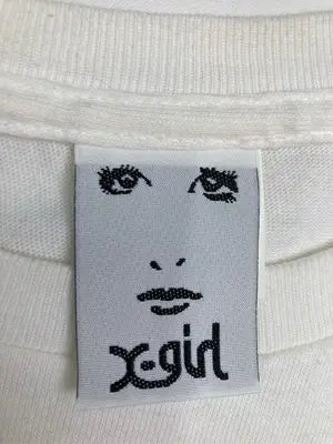 X-GIRL/エックスガール/Tシャツ/カットソー/トップス/ホワイト/2