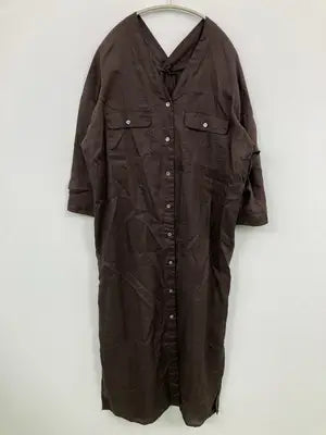jena/シャツワンピース/ワンピース/ドレス/ブラウン/F