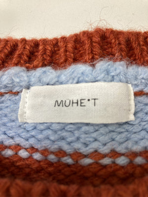 MUHET/ミュエ/ニット/セーター/トップス/レッド/M