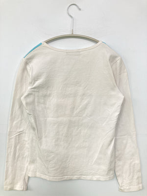 EYA/Tシャツ/カットソー/トップス/スカイブルー