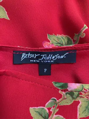BETSEY JOHNSON/ロングスカート/スカート/レッド/P