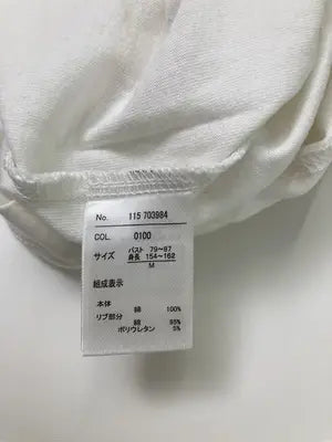 Linoluce/リノルーセ/Tシャツ/カットソー/トップス/ホワイト/M