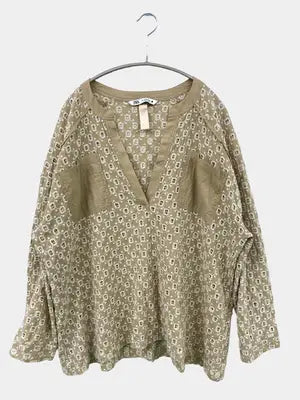 ZARA/ザラ/シャツ/ブラウス/トップス/ベージュ/M