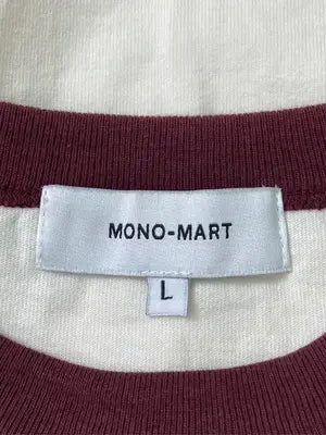 MONO-MART/モノマート/Tシャツ/カットソー/トップス/アイボリー/L