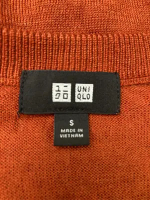 UNIQLO/ユニクロ/ニット/セーター/トップス/オレンジ/S