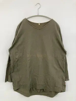 Tシャツ/カットソー/トップス/カーキ/3L