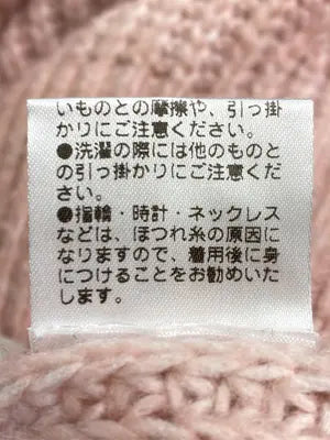 one after another NICE CLAUP/ワンアフターアナザーナイスクラップ/ニット/セーター/トップス/ピンク/F