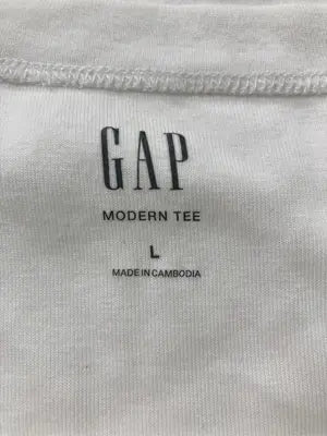 GAP/ギャップ/Tシャツ/カットソー/トップス/ホワイト/L