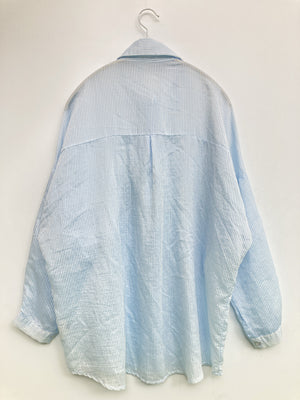 Lady like/レディライク/シャツ/ブラウス/トップス/スカイブルー