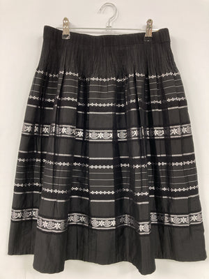 Aylesbury/エイルズベリー/ミモレ/半端丈スカート/スカート/ブラック/11