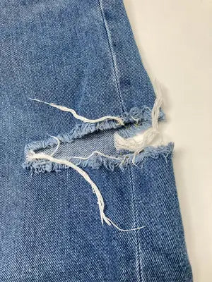 AS KNOW AS PINKY/アズノゥアズピンキー/デニムパンツ/パンツ/ブルー