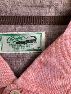 Crocodile/クロコダイル/ポロシャツ/トップス/オレンジ/L