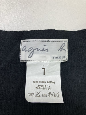 agnès b./アニエスベー/Tシャツ/カットソー/トップス/ブラック/1