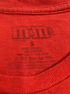 m&m/Tシャツ/カットソー/トップス/レッド/S