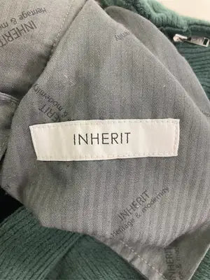 INHERIT/インヘリット/スラックス/パンツ/グリーン