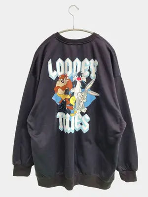 LOONEY TUNES/ルーニーテューンズ/スウェット/トップス/ブラック/L