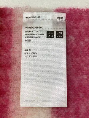 UNIQLO/ユニクロ/マフラー/ファッション雑貨/ピンク