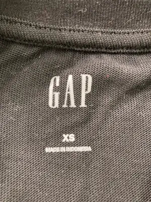 GAP/ギャップ/Tシャツ/カットソー/トップス/ブラック/XS
