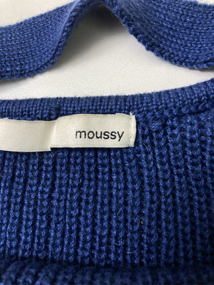 MOUSSY/マウジー/ニット/セーター/トップス/ブルー/FREE