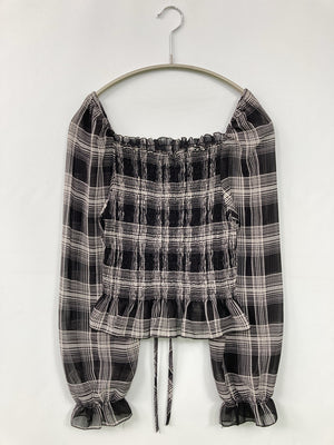 Sibra/シブラ/シャツ/ブラウス/トップス/ブラック