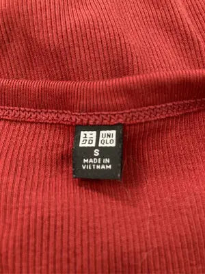 UNIQLO/ユニクロ/Tシャツ/カットソー/トップス/レッド/S