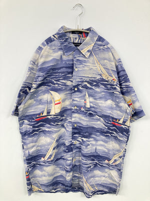 NAUTICA/ノーティカ/シャツ/ブラウス/トップス/ブルー/M