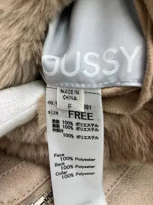 MOUSSY/マウジー/ムートンコート/ジャケット/アウター/ベージュ/FREE