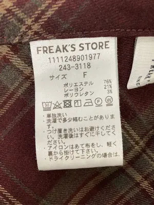FREAK'S STORE/フリークスストア/ロングスカート/スカート/レッド/F