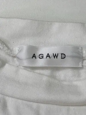 AGAWD/Tシャツ/カットソー/トップス/ホワイト/F