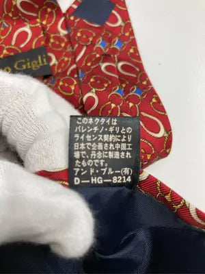Valentino Gigli/ネクタイ/ファッション雑貨/レッド
