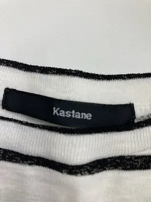 Kastane/カスタネ/Tシャツ/カットソー/トップス/ホワイト/F
