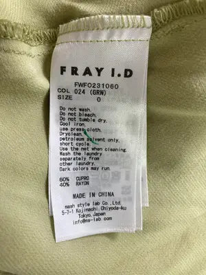 FRAY I.D/フレイアイディー/ワンピース/ワンピース/ドレス/ライトグリーン/0