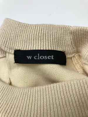 w closet/ダブルクローゼット/スウェット/トップス/ベージュ/F