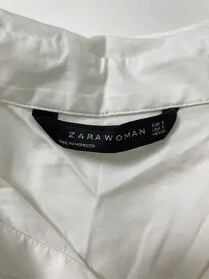ZARA WOMAN/ザラウーマン/シャツ/ブラウス/トップス/ホワイト/EUR S