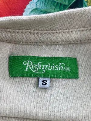 Refurbish/リファービッシュ/Tシャツ/カットソー/トップス/ベージュ/S