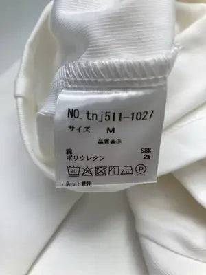 TINA:JOJUN/ティーナジョジュン/Tシャツ/カットソー/トップス/ホワイト/M