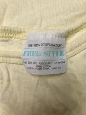 Free Style/フリースタイル/Tシャツ/カットソー/トップス/イエロー/ONE SIZE