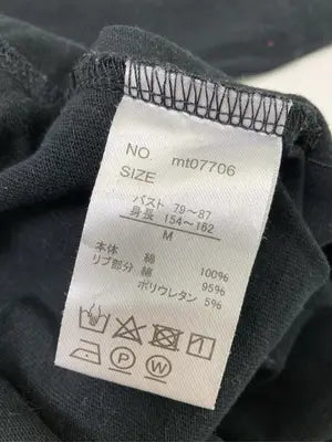 Tシャツ/カットソー/トップス/ブラック/M
