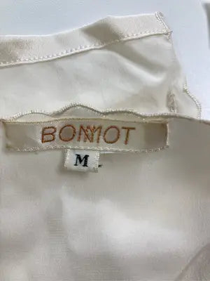 BONMOT/シャツ/ブラウス/トップス/アイボリー/M