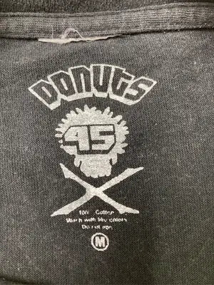 DONUTS/Tシャツ/カットソー/トップス/ブラック/M