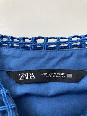 ZARA/ザラ/シャツ/ブラウス/トップス/ブルー/M