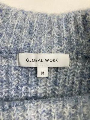 GLOBAL WORK/グローバルワーク/ニット/セーター/トップス/スカイブルー/M