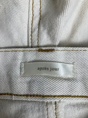 apre jour/アプレジュール/デニムパンツ/パンツ/ホワイト/S