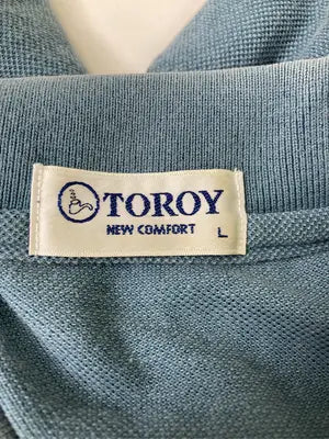 TOROY/トロイ/ポロシャツ/トップス/ブルー/L
