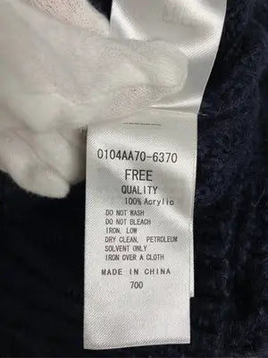 MOUSSY/マウジー/ニット/セーター/トップス/ネイビー/FREE