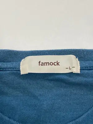 famock/Tシャツ/カットソー/トップス/ブルー/L