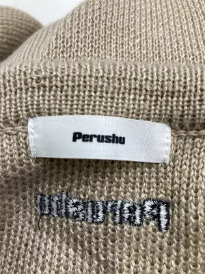 Perushu/ペルーシュ/ニット/セーター/トップス/ベージュ/L