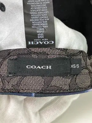 COACH/コーチ/キャップ/帽子/ネイビー/XS/S