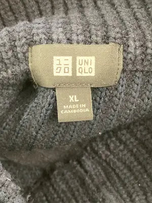 UNIQLO/ユニクロ/ニット/セーター/トップス/ネイビー/XL